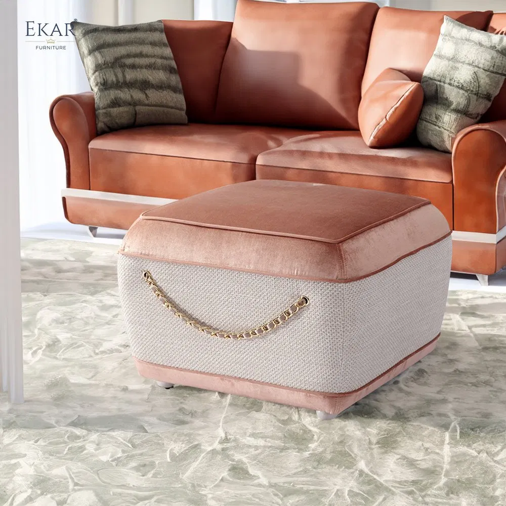 Banqueta de Tambor com Corrente de Elegância Industrial para o Seu Espaço