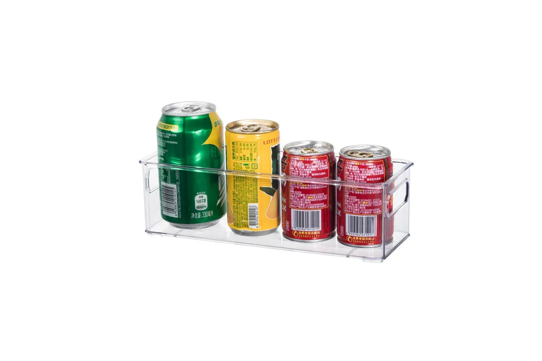 Conjunto de Caixa de Armazenamento com Alça Corte Retangular 5PCS para Frigorífico e Cozinha