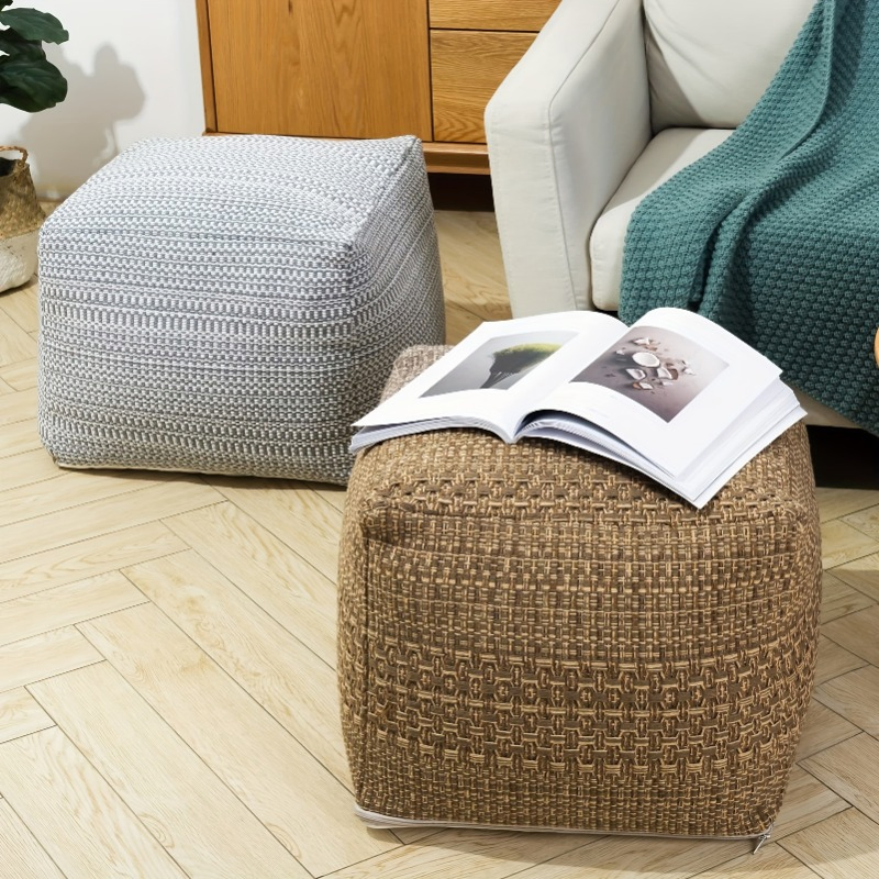Pufe quadrado retrátil promocional para sala de estar, almofada, móvel, decoração para casa