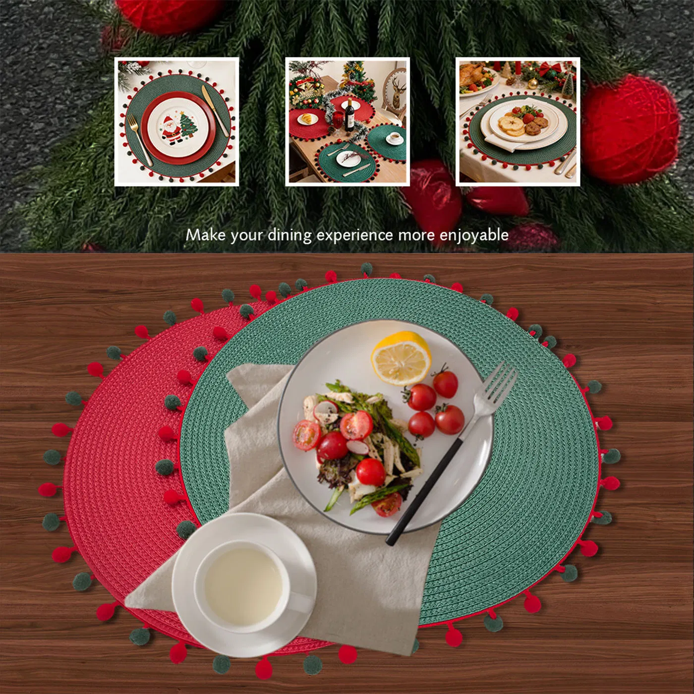 Bandeja de Bambu Premium para Chá, Café e Sobremesas
