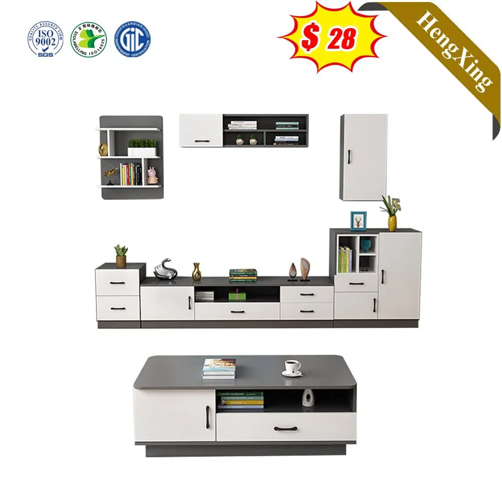 Móvel de sala de estar moderno e simples, mesa lateral personalizada em MDF, armário de madeira, suporte para TV