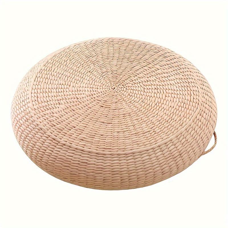 Almofada de Tatami Tecida à Mão Promocional Puff de Palha Espessada Acessório de Decoração para o Lar