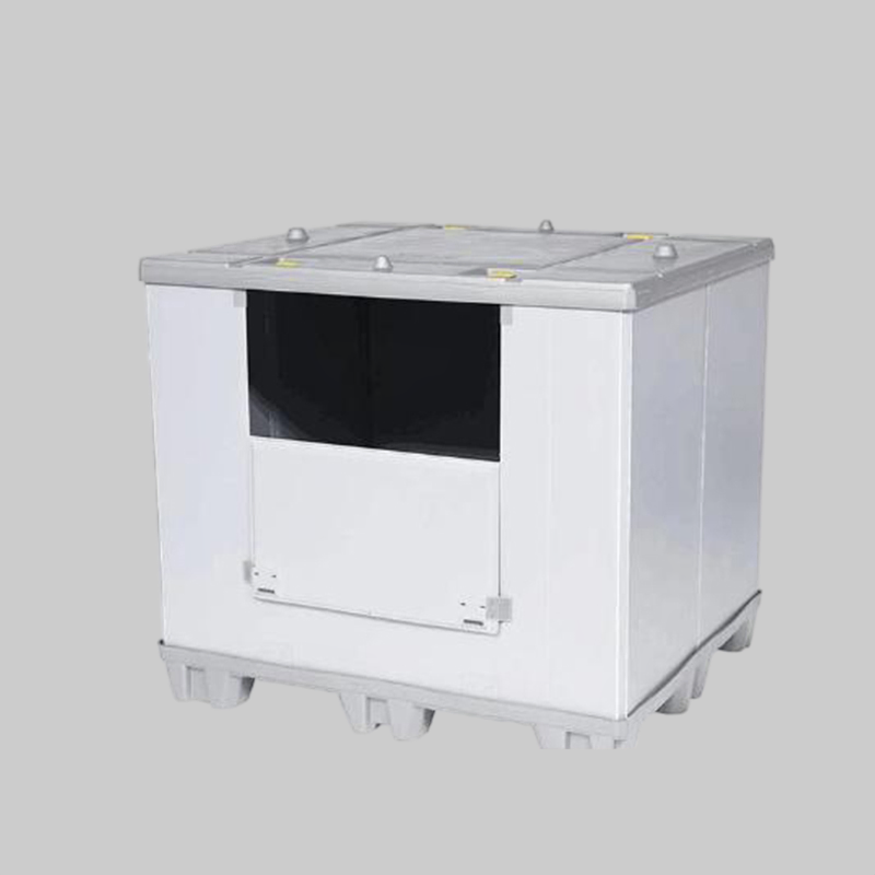 Container de Armazenamento Plástico Empilhável Personalizado de Alta Capacidade para Transporte de Produtos Industriais