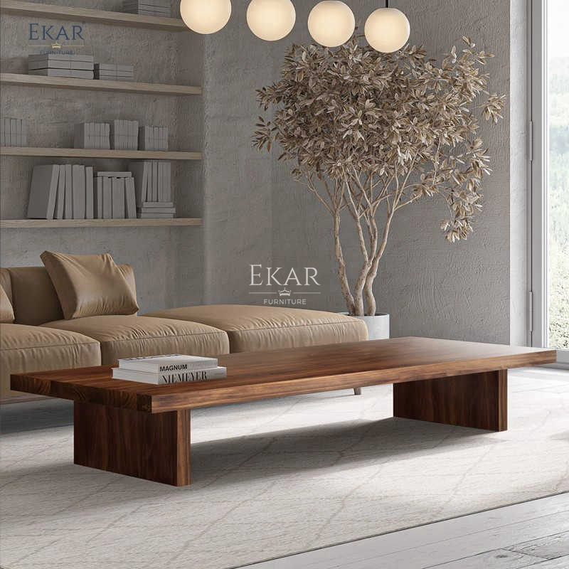Mesa de Café de Madeira Sólida Moderna Móveis para Sala de Estar Casa Vila Quarto etc