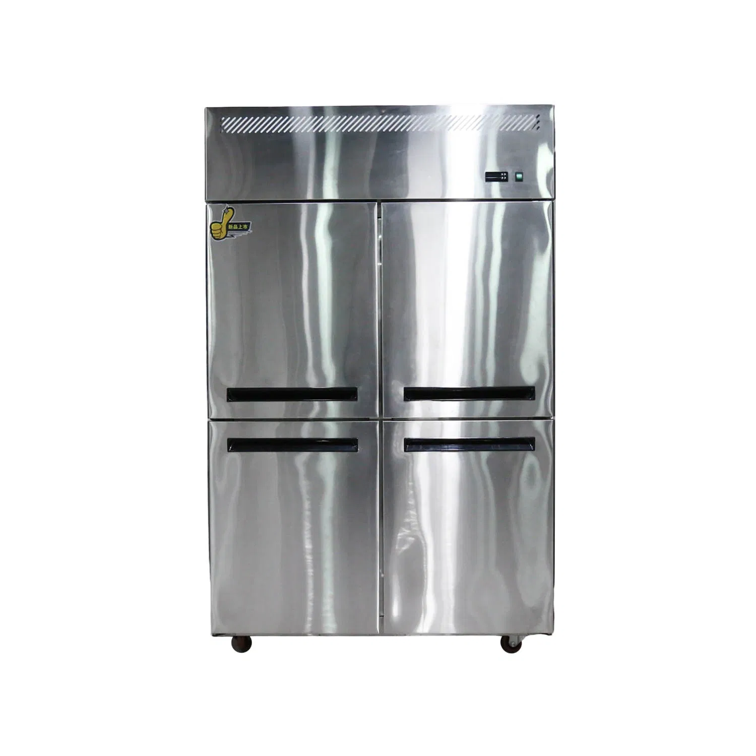 Armário Refrigerador Vertical de Aço Inoxidável para Congelamento Comercial Durável