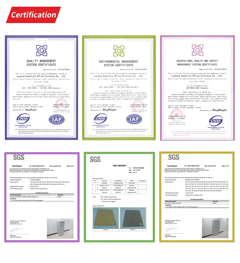 Armário de Arquivo Vertical de Metal para Escritório, Armário de Armazenamento de Aço com 4 Gavetas