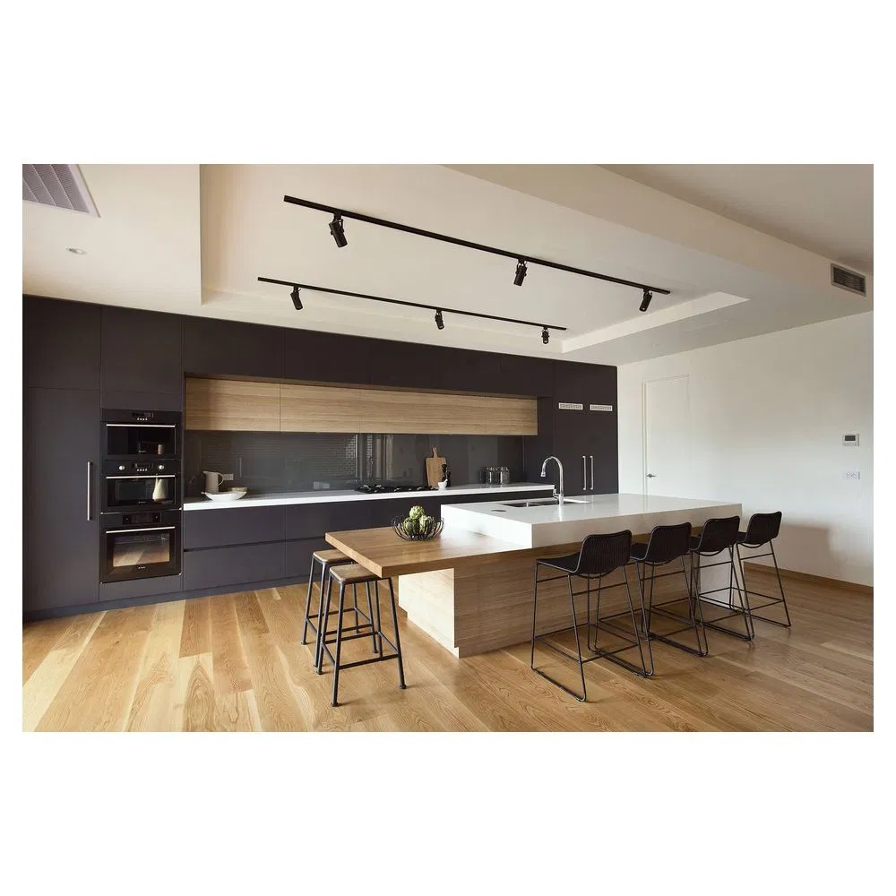 Design de Armário de Cozinha Personalizado em Laca Moderna de Luxo, Mobiliário de Armazenamento com Gavetas de Fechamento Suave em Madeira Sólida, MDF e Compensado, Fabricante de Armários de Cozinha na China