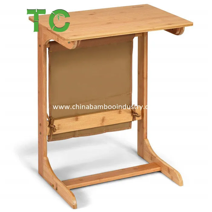 Mesa Lateral de Bambu Mesa de Café Mesa de Cabeceira Mesa de Sofá Mesa Pequena Mesa de Canto de Madeira