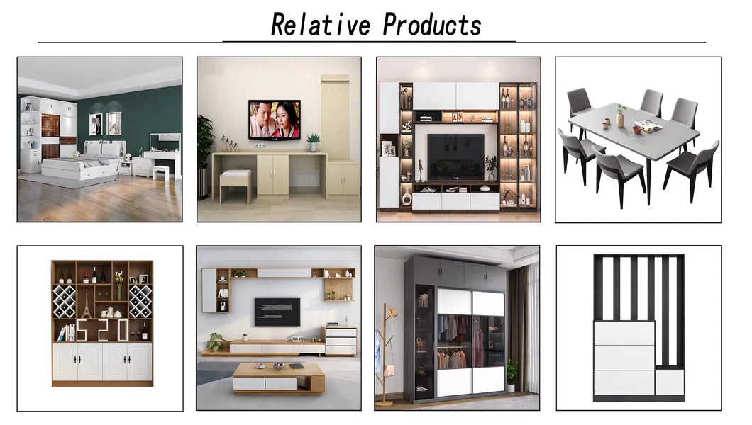 Móvel de TV de Madeira e Mesa de Café para Sala de Estar Estilosa