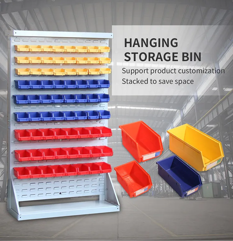Bin de Armazenamento Industrial para Peças de Hardware