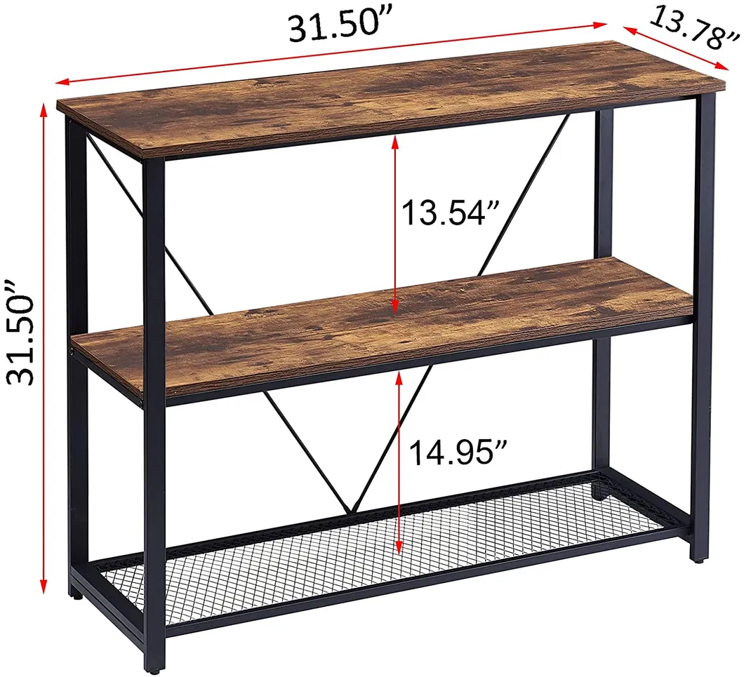 Venda Quente 3 Camadas Console Mesa de Canto Mesa MDF da Sala de Estar Entrada Mesa de Console de Madeira