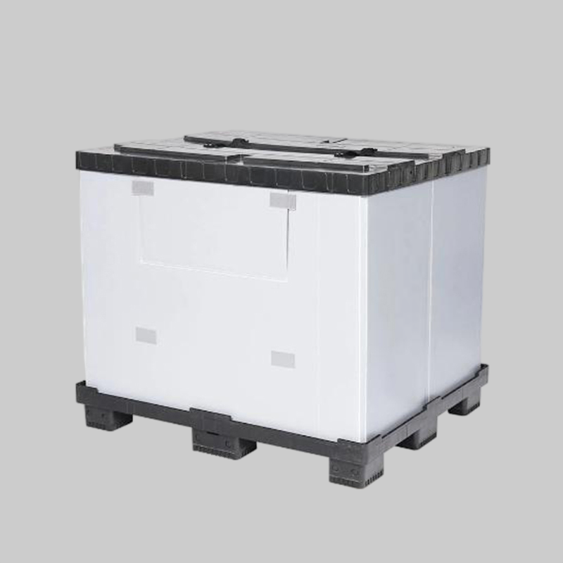 Container de Armazenamento Plástico Empilhável Personalizado de Alta Capacidade para Transporte de Produtos Industriais