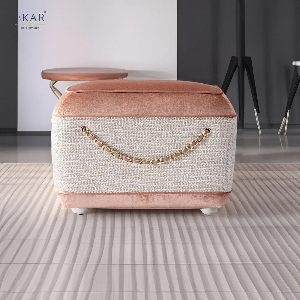 Banqueta de Tambor com Corrente de Elegância Industrial para o Seu Espaço