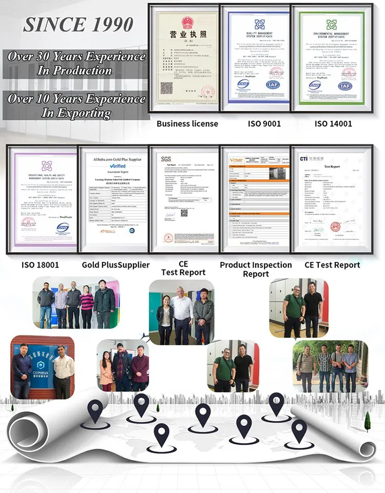 Certificado ISO do Armário de Limpeza