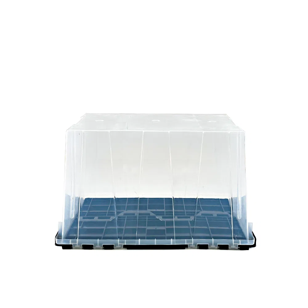 15-Gallon Caixa de Armazenamento Plástica Transparente com Tampa Flip