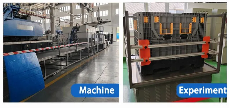 Caixas de Palete Dobráveis Empilháveis de HDPE com Rede de Malha Ventilada para Armazenamento em Armazém na Agricultura para Legumes e Frutas