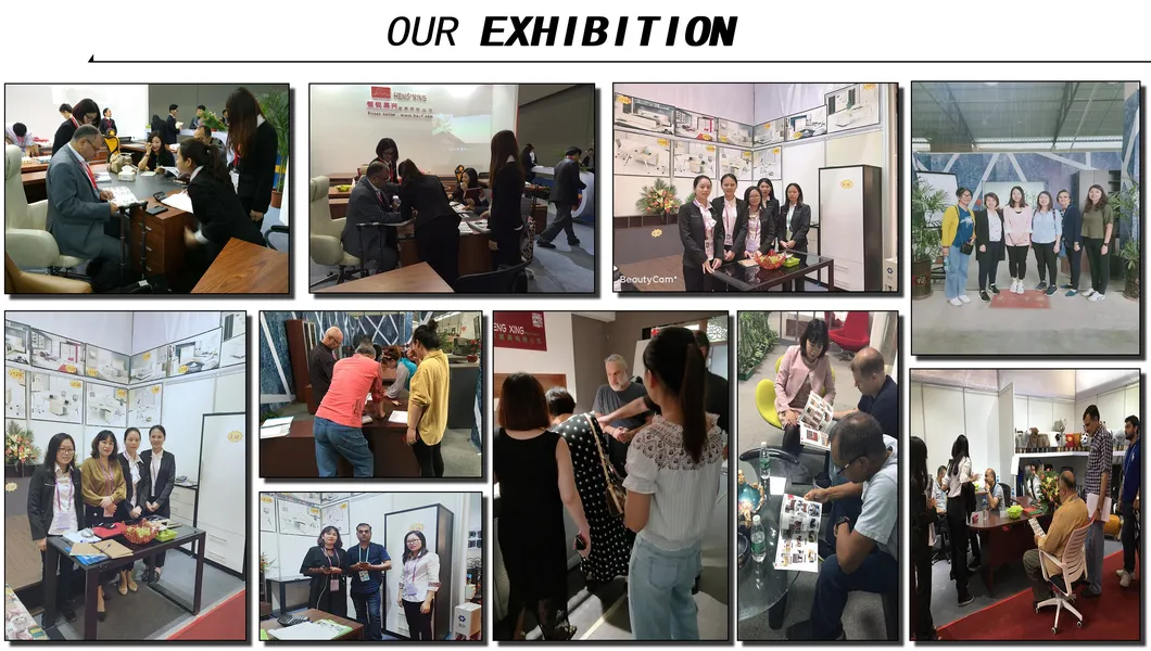 Exposição de móveis de sala de estar