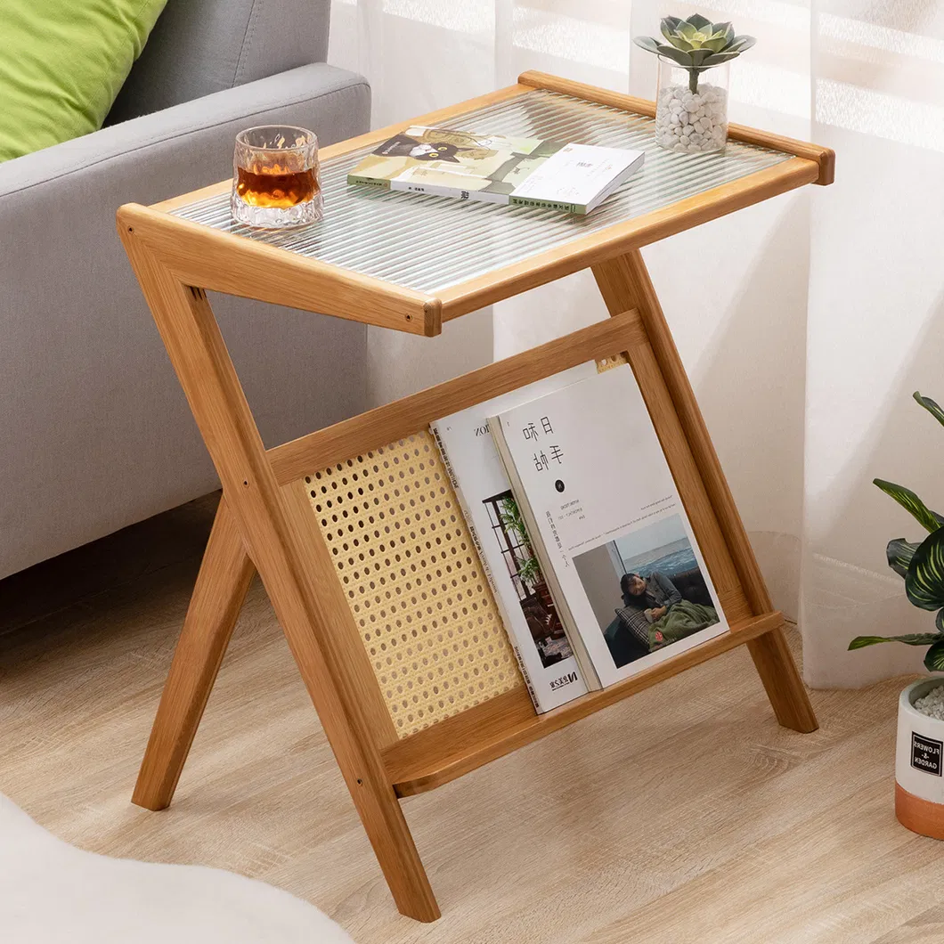 Sofá de Sala de Estar, Mesa Lateral, Mesa de Cabeceira, Armário Lateral Minimalista