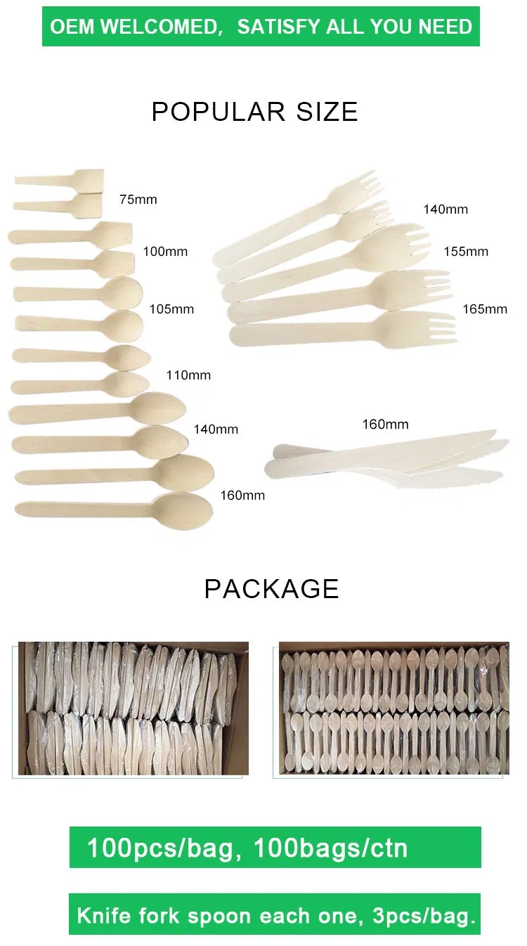 Utensílios de Cozinha de Madeira de Grau Alimentício