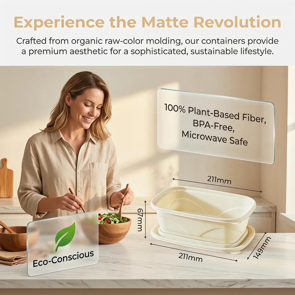 Utensílios Descartáveis Orgânicos Feitos de Materiais à Base de Plantas para Eventos