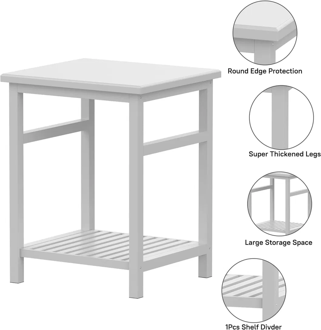 Bambu, Simples Moderno, Sofá de Dois Andares, Lado da Sala de Estar, Lado da Cama, Mesa de Móveis Pequena