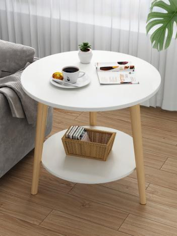 Mesa de Café Simples de Bambu/Madeira, Mesa de Sofá, Varanda, Lado da Cama, Mesa Lateral Mini