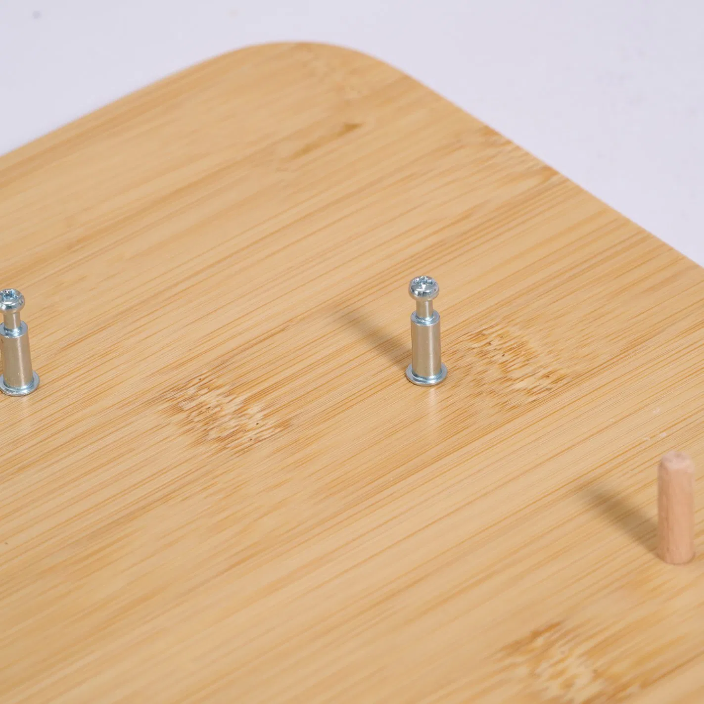 Mesa de Café de Bambu de Dois Andares Multi Funcional para Sala de Estar, Refúgio Oculto para Gato e Cachorro, Mesa Lateral