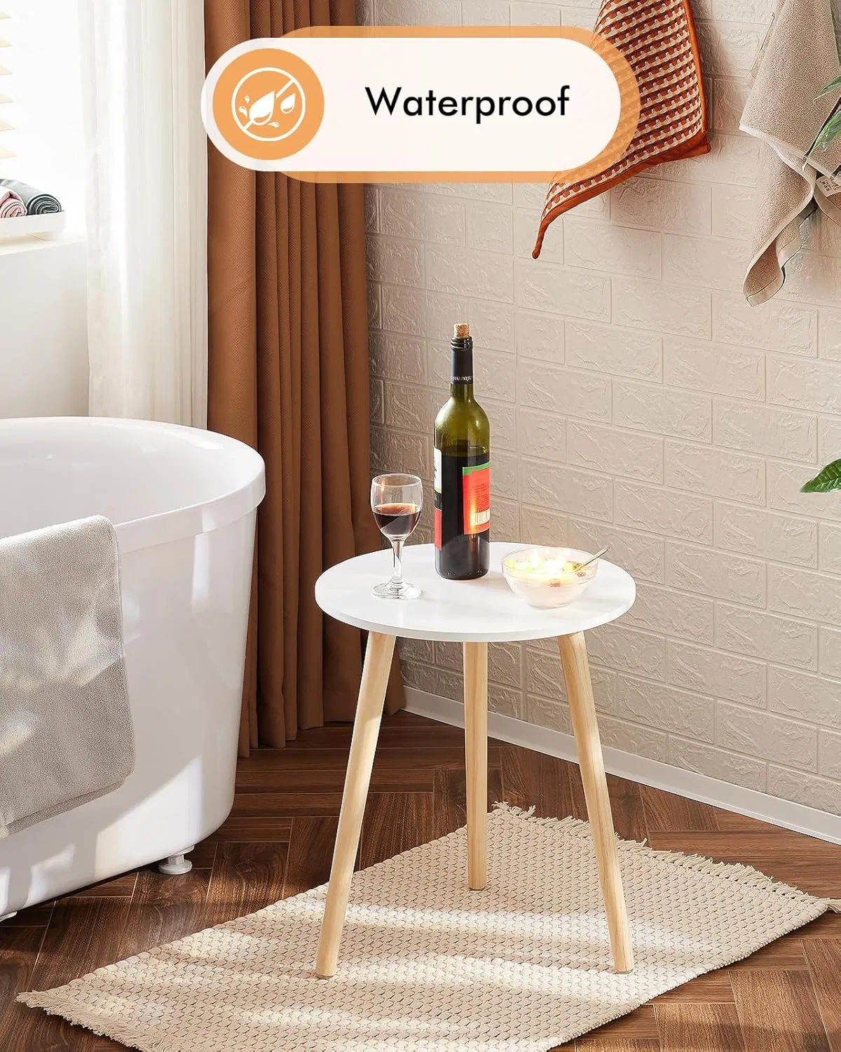 Sistema de Bambu, Simples para o Lar, Sala de Estar Quarto, Mesa de Cabeceira, Mesa Lateral do Sofá, Mesa Pequena
