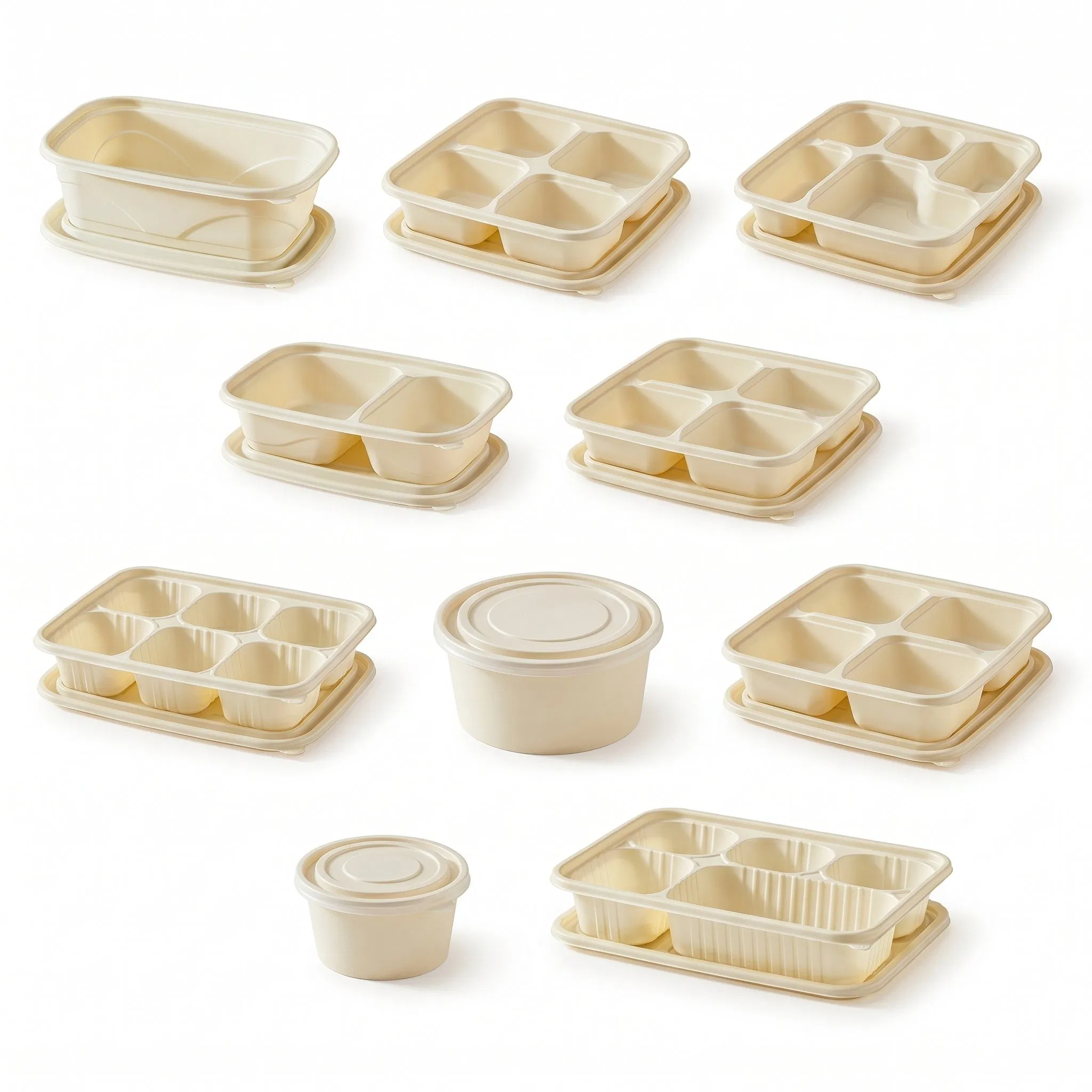 Utensílios Descartáveis Orgânicos Feitos de Materiais à Base de Plantas para Eventos