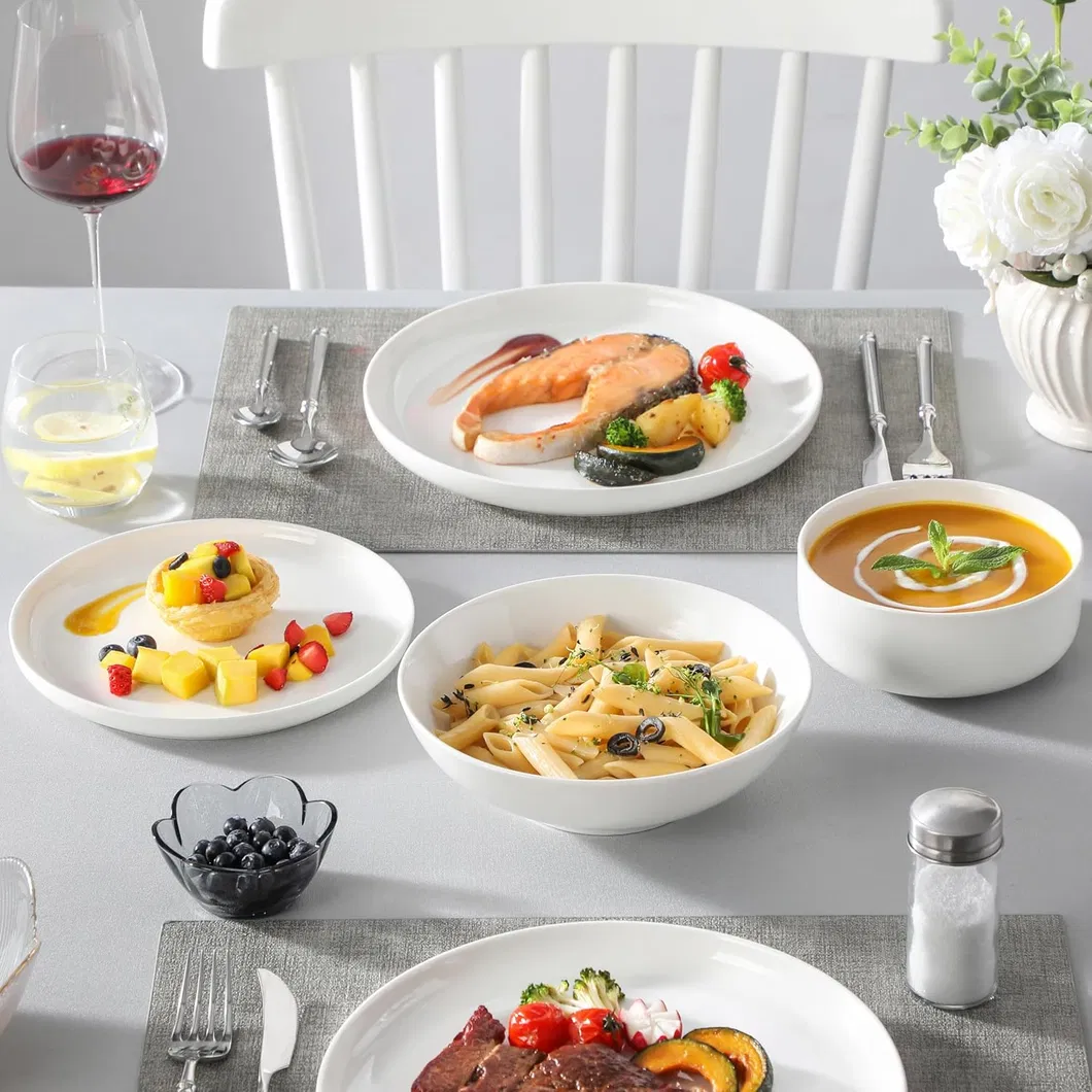 Conjunto de Jantar Porcelana Branca