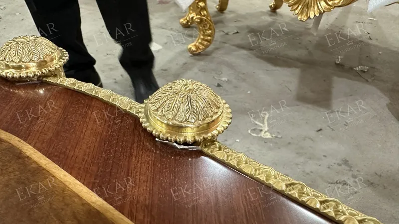 Mesa Console Clássica de Madeira Sólida para Entrada e Armazenamento na Sala de Estar