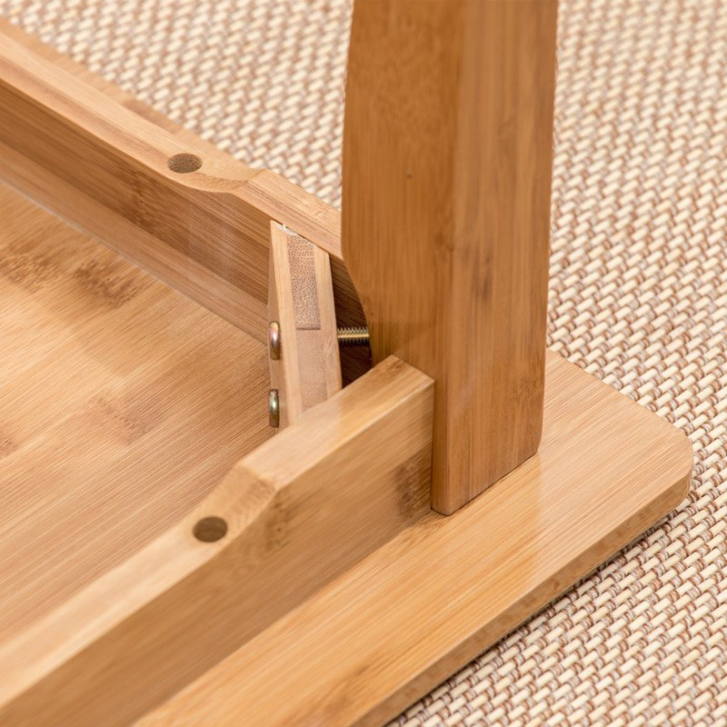 Mesa Lateral de Bambu / Mesa Ocasional / Mesa Pequena para Residência