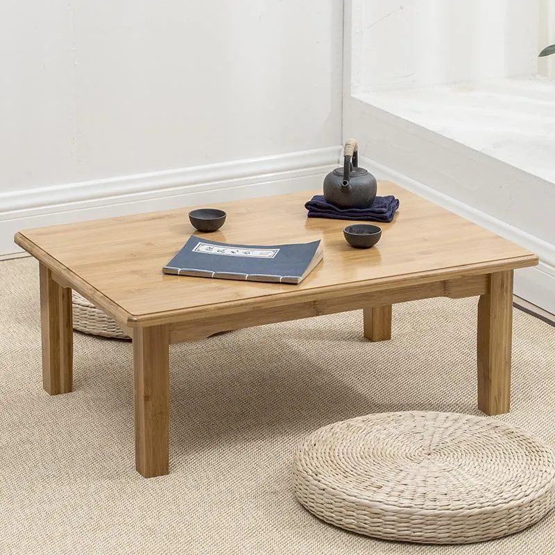 Mesa Lateral de Bambu / Mesa Ocasional / Mesa Pequena para Residência