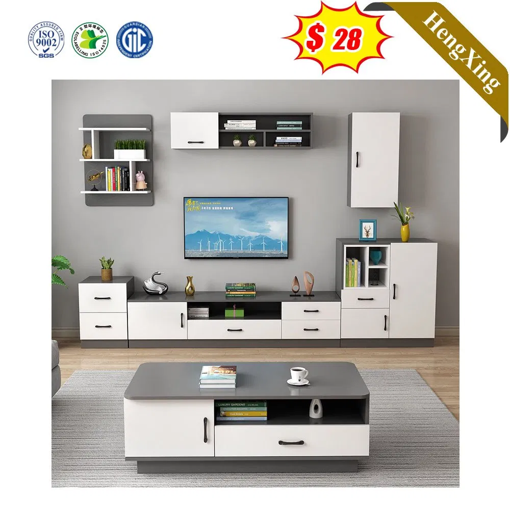 Móvel de sala de estar moderno e simples, mesa lateral personalizada em MDF, armário de madeira, suporte para TV