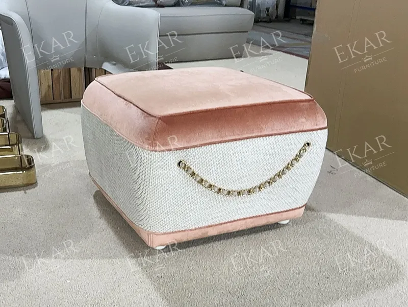 Banqueta de Tambor com Corrente de Elegância Industrial para o Seu Espaço