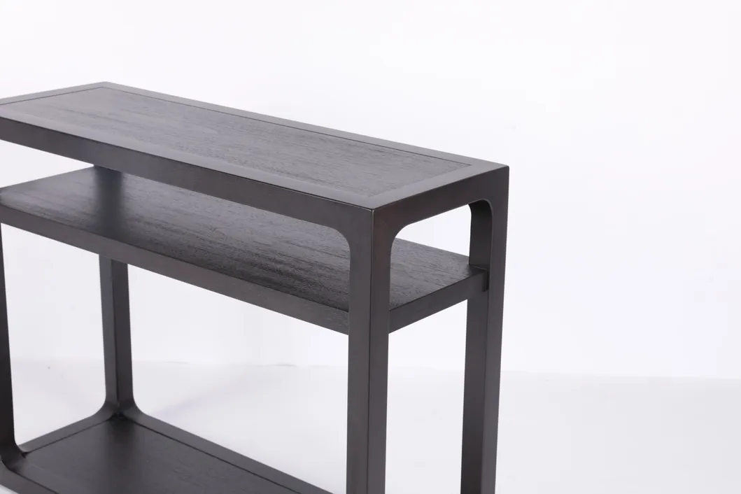 Mesa Console de Madeira Rústica para Decoração de Hall de Entrada