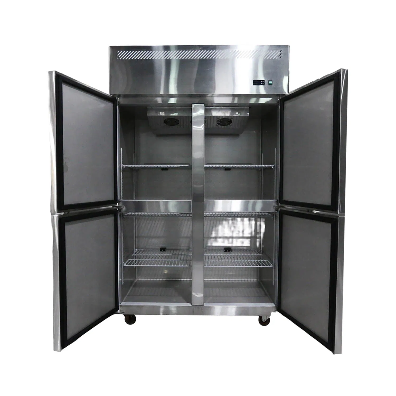 Armário Refrigerador Vertical de Aço Inoxidável para Congelamento Comercial Durável