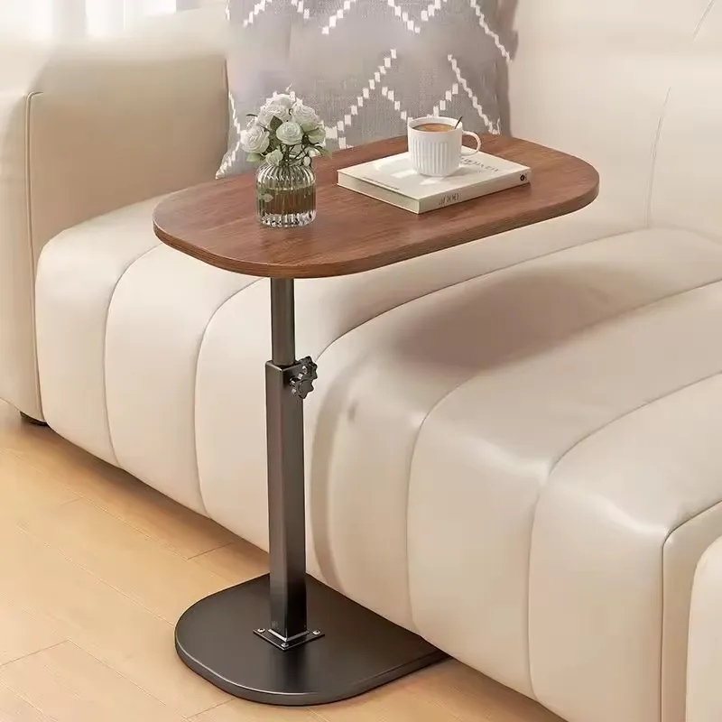 Mesa de Café Moderna Desmontável em Madeira com Pernas de Metal para Uso em Casa e Escritório