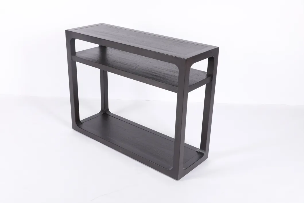 Mesa Console de Madeira Rústica para Decoração de Hall de Entrada