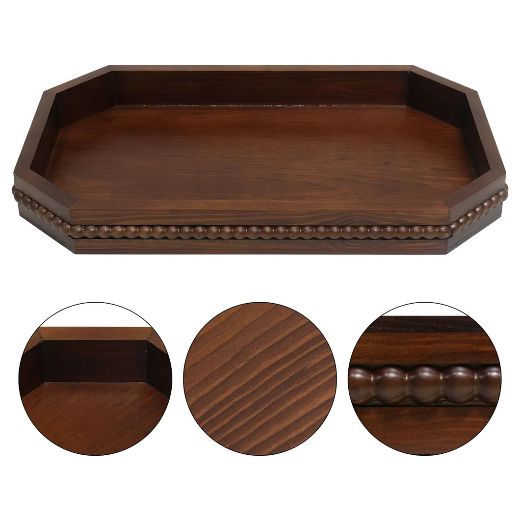 Detalhe Bandeja de Madeira