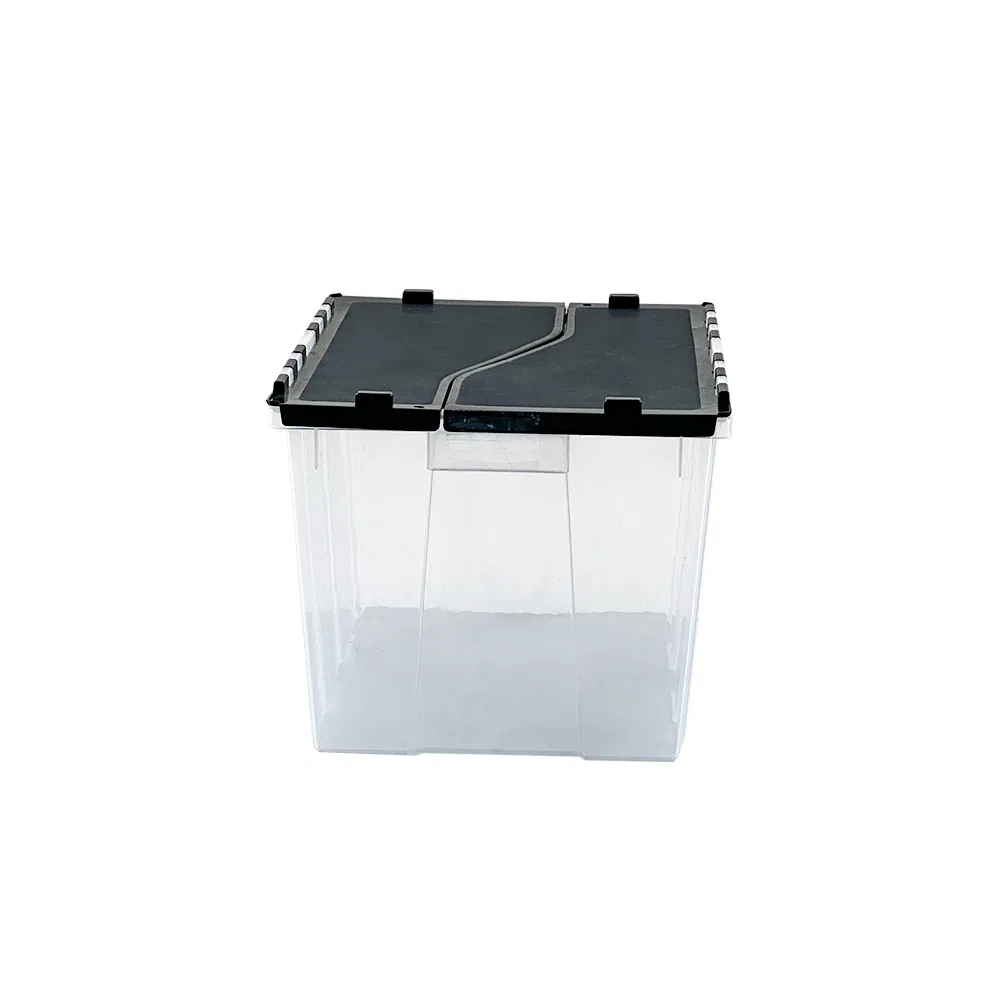 Caixas de Armazenamento Versáteis 15-Gallon com Tampa para Acesso Fácil e Proteção