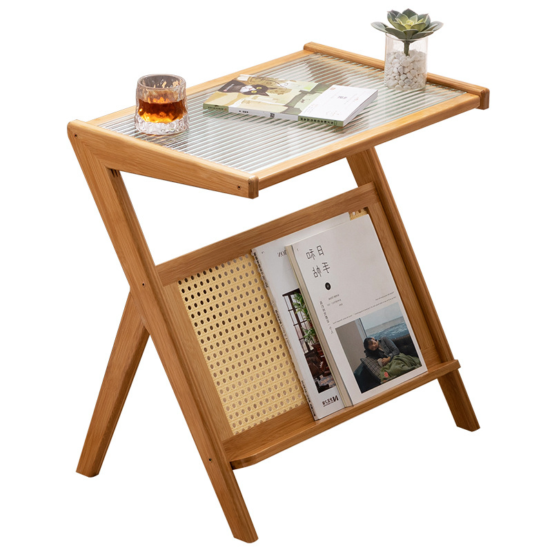 Sofá de Sala de Estar, Mesa Lateral, Mesa de Cabeceira, Armário Lateral Minimalista