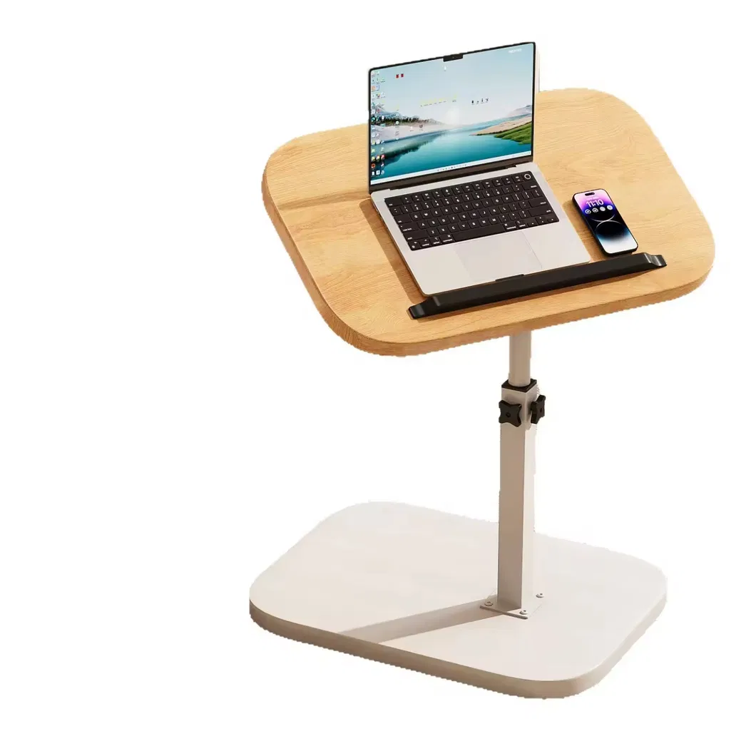 Mesa de Café Moderna Desmontável em Madeira com Pernas de Metal para Uso em Casa e Escritório