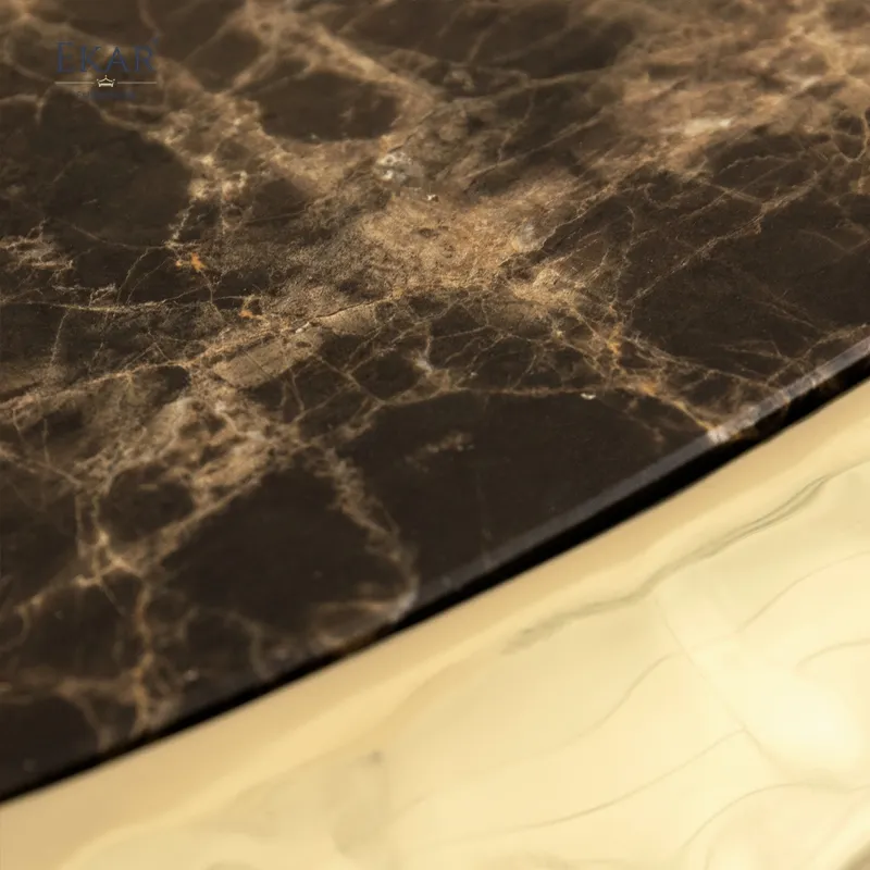 Mesa de console detalhe lateral