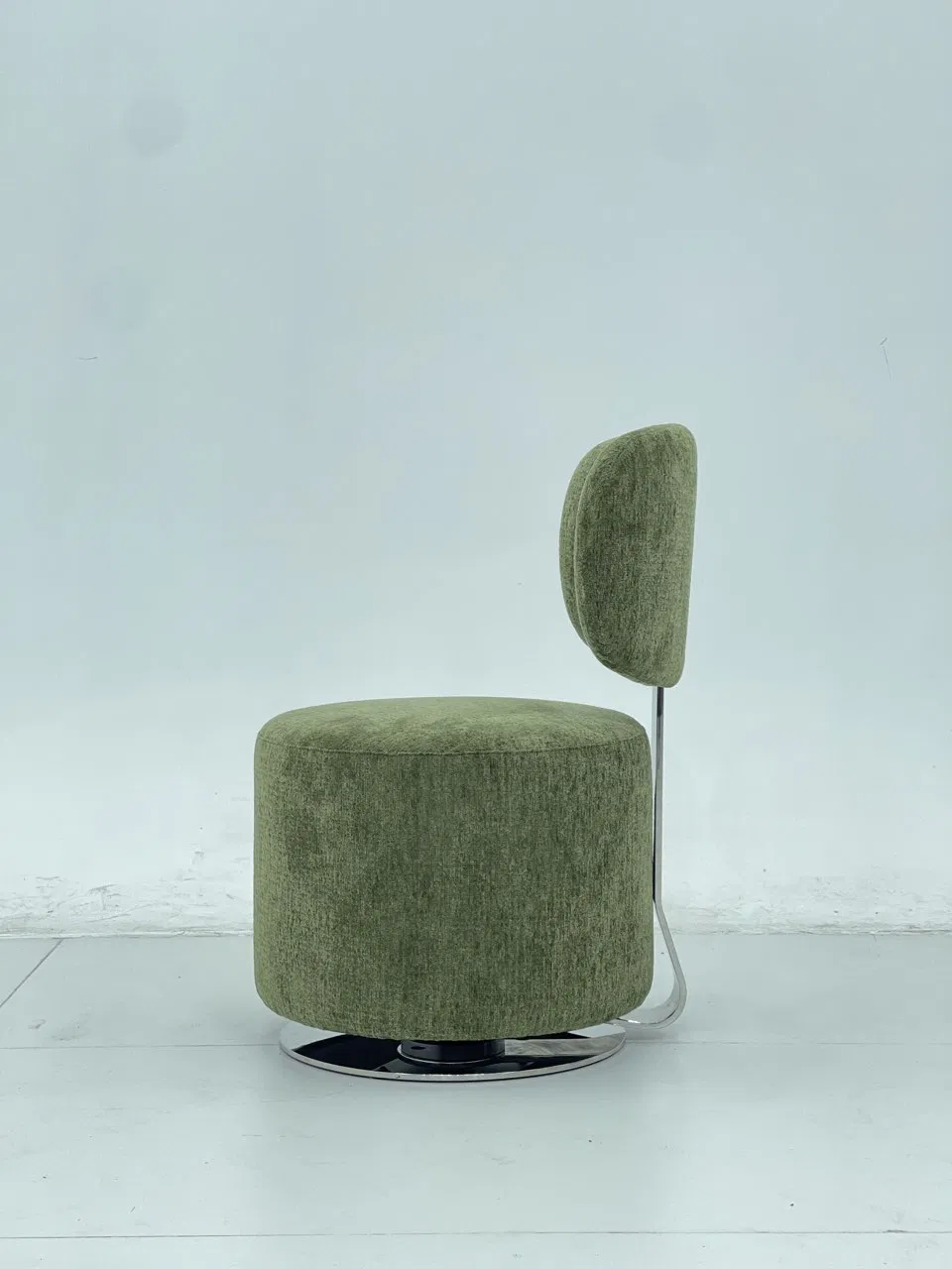 Banqueta de Tecido Moderna Rotativa 6