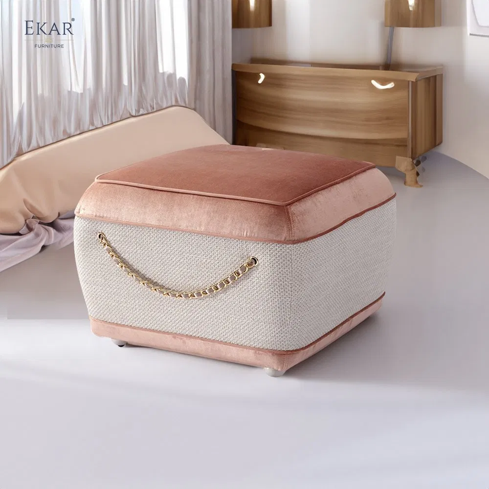Banqueta de Tambor com Corrente de Elegância Industrial para o Seu Espaço