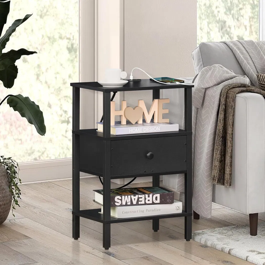 Mesa de Cabeceira de Bambu para Uso Doméstico