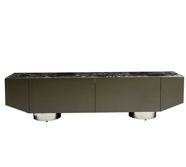 Novo Design de Parede Elegante Suporte para TV em Madeira Sólida