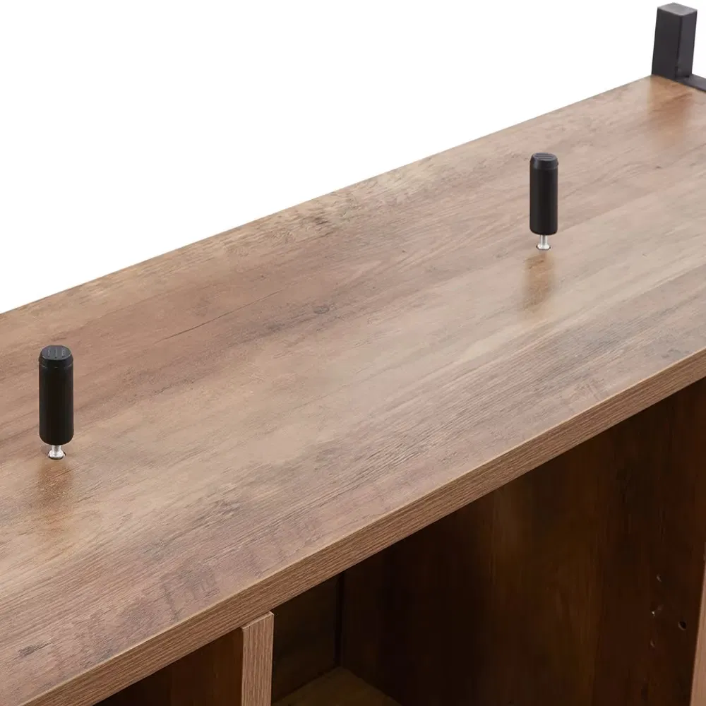 Suporte de TV de Madeira Moderna com Armazenamento - Móveis Minimalistas para Sala de Estar