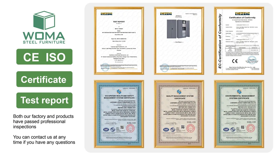 Certificados de qualidade internacional ISO e CE